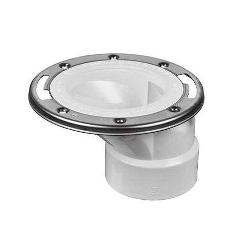 Oatey Oatey Pvc Offset Open Toilet Flange With Stainless