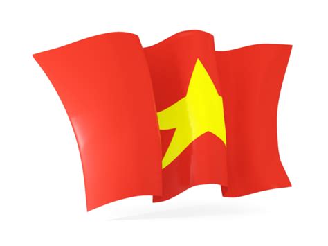 Waving Flag Illustration Of Flag Of Vietnam