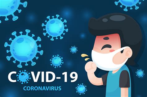 While much attention is focused on brazil's fight against the coronavirus, other latin american countries are also struggling to contain surging outbreaks. Covid-19 Poster with Sick Cartoon Man - Download Free ...
