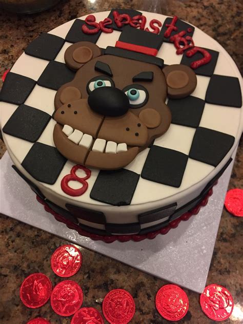 Five Nights At Freddys Cake Cake Fnaf Cakes Birthdays Cold Cake