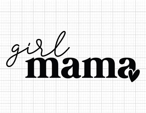 Girl Mama Svg Girl Mama Svg Png Mom Svg Cut File For Etsy