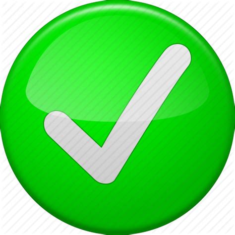 Check Confirm Ok Button Tick Yes Icon 3107 Free Icons And Png