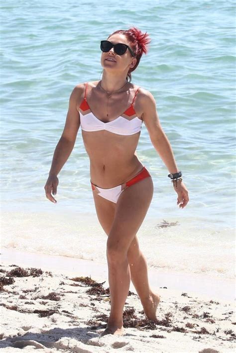 Sharna Burgess In Bikini On The Beach In Miami 06 02 2018 Celebsla Com