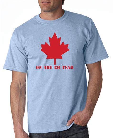on the eh team t shirt canadian funny 4 colors s 3xl ebay