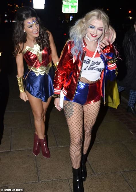 Lucy Fallon Displays Her Peachy Derrière As Harley Quinn For The Star