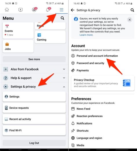 How To Change Facebook Profile Name On Web Android And Ios Techwiser