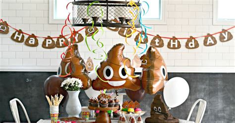 The Ultimate Poop Emoji Party Theme How To Guide