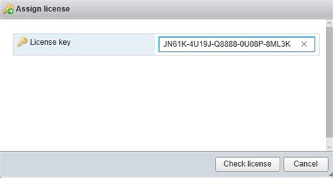 How To Add A License Key To Vmware Esxi