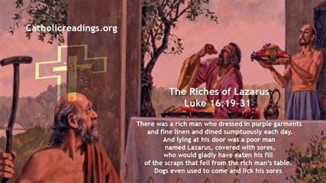 The Riches Of Lazarus Luke Catholic Daily Reflections