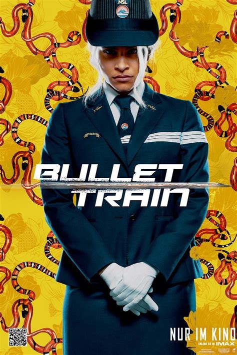 Bullet Train Zazie Beetz Poster Train Movie Train Bullet