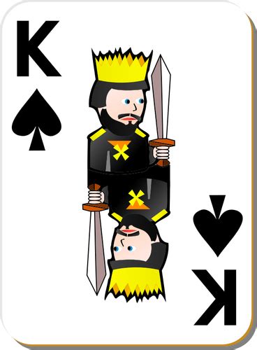 King Of Spades Vector