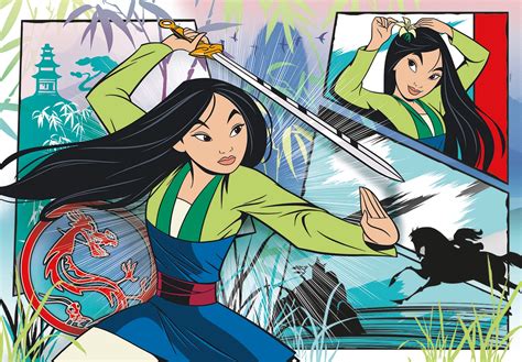 Disney Princess Mulan 104 Pièces Supercolor Puzzle Clementoni