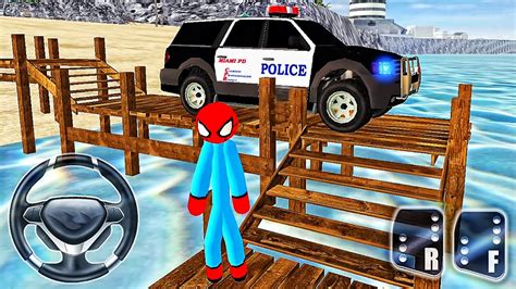 Us Police Stickman Rope Hero Crime Simulator Spider Gangstar City