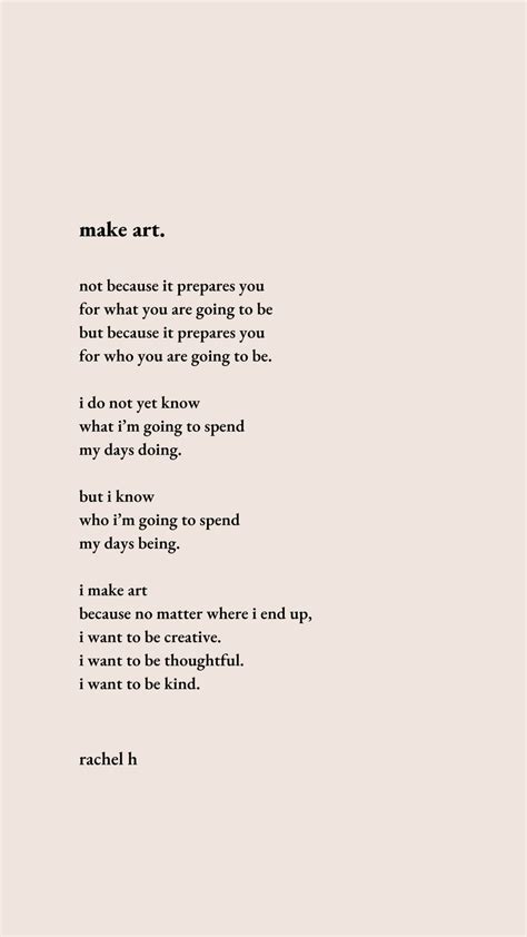 Make Art Quote Poem About Writing Creativity Quote Poems For