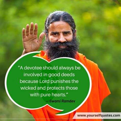 Yoga Guru Swami Ramdev Baba Wisdom Quotes ― Yourselfquotes