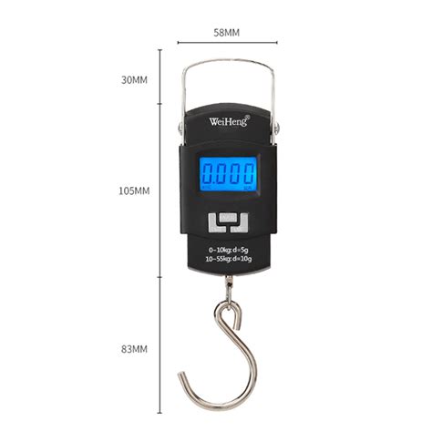 Weiheng Wh A25 Rechargeable Portable Electronic Scale Lcd Display