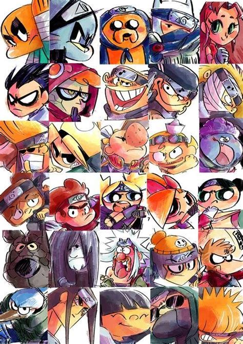 Cartoon Network Characters As Naruto Characters Cartoons And Anime