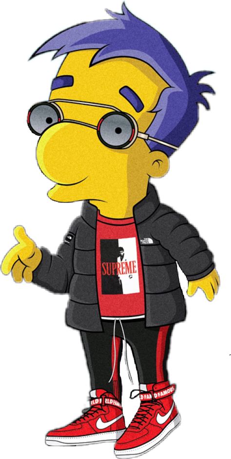It is very popular to decorate the background of mac, windows, desktop or android device beautifully. Simpson Simpsons Bart Milhouse Supreme Homer Lisa Supre...