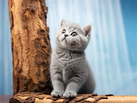 Premium Ai Image Adorable British Shorthair Kitten