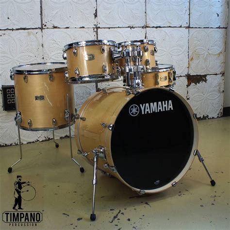 Yamaha Yamaha Stage Custom Birch Drum Set 22 10 12 16 14 Snare And