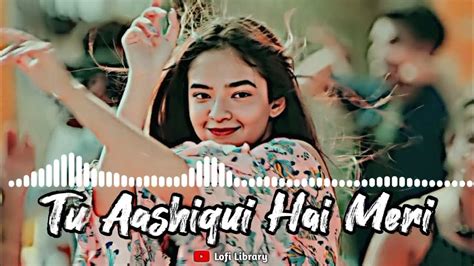 Tu Aashiqui Hai Meri Lofi Song Slowedrever Old Songs New Hindi Song Slow Motion Song