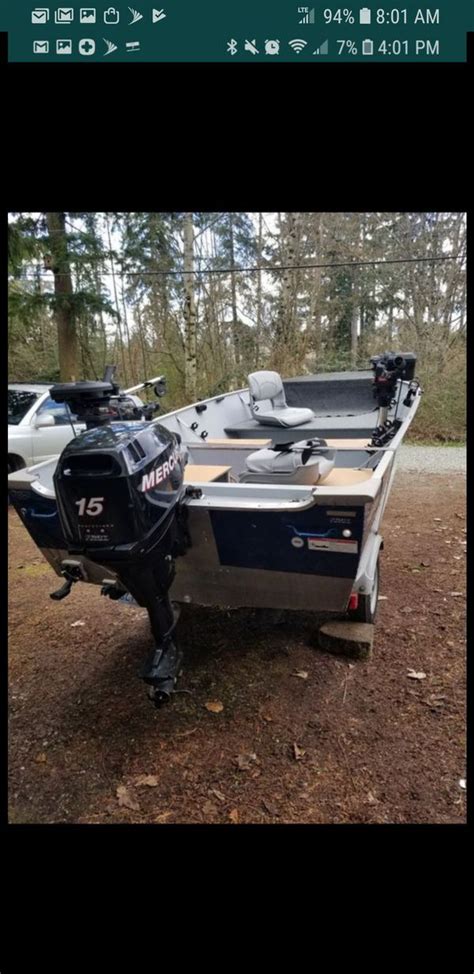 Lund Ssv 14 Fishing Boat And Trailer For Sale In Everett Wa Offerup