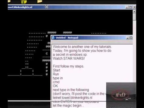 How to watch star wars in command prompt ? Tutorial Star Wars IV in Windows XP Command Prompt - YouTube