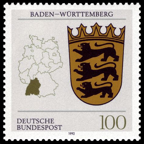 Hochwertige und bezahlbare, lizenzfreie sowie lizenzpflichtige bilder. File:DBP 1992 1586 Wappen Baden-Württemberg.jpg ...