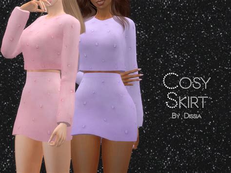 Cosy Skirt By Dissia From Tsr • Sims 4 Downloads