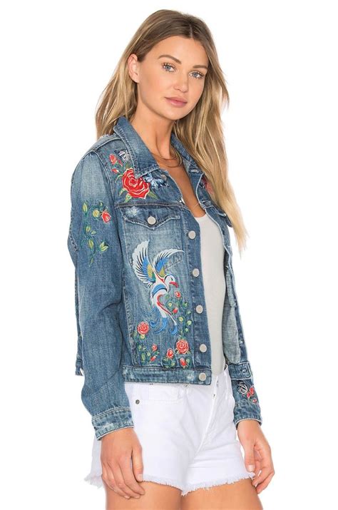 Find Of The Week Blank Nyc Embroidered Denim Jacket The Jeans Blog