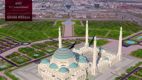 The Grand Mosque Of Nur Sultan Youtube