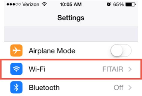 How To Forget Fitair On A Device Fit Information Technology
