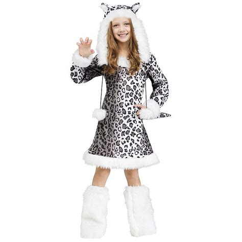 Snow Leopard Child Costume Leopard Costume Girl Costumes Kids Costumes