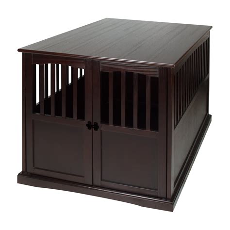 Xl End Table Indoor Wood Extra Large Dog Pet Crate Solid Furniture Cage