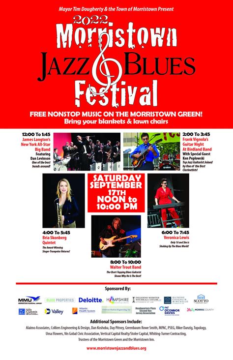 Morristown Jazz And Blues Festival Morristown Partnership
