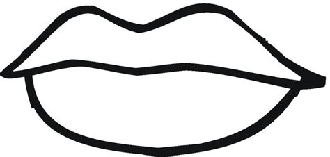 Svg dripping lips clipart black and white. Mouth Clipart - Clipartion.com