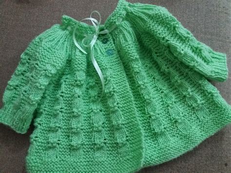casaquinho de bebe trico verde 1 como fazer crochê passo a passo