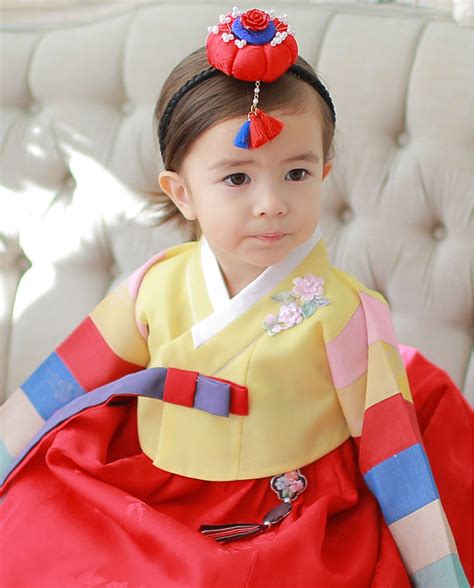 Hanbok Dress Girls Baby Korea Traditional Clothing 1 10 Ages Etsy