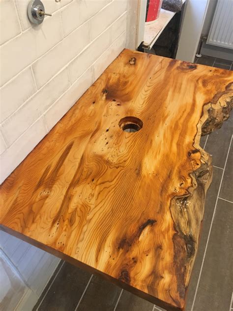 Check spelling or type a new query. Rustic Vanity Basin Character Natural Wood Shelf ...
