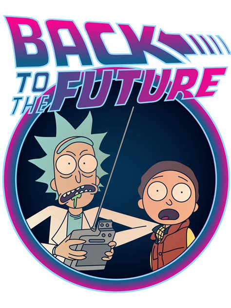 Back To The Future Rick And Morty By Guilhermemarold On Deviantart
