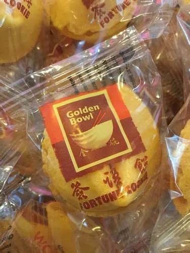 Galletas Fortuna Suerte Golden Bowl Fortune Cookies Cookie Mercadolibre