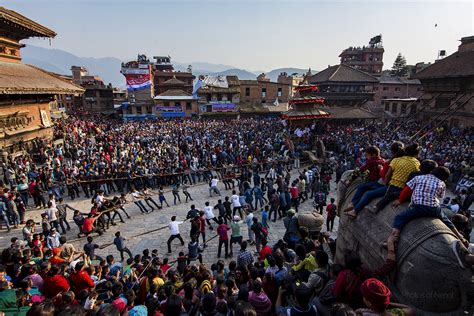 Bisket Jatra Kicks Off In Bhaktapur Highlights Tourism