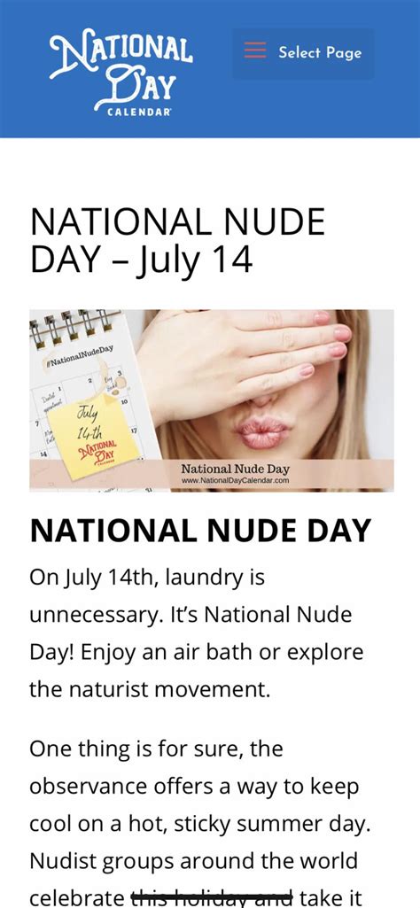 Happy National Nude Day All You Fellow Gunni Sons And Daughters Out