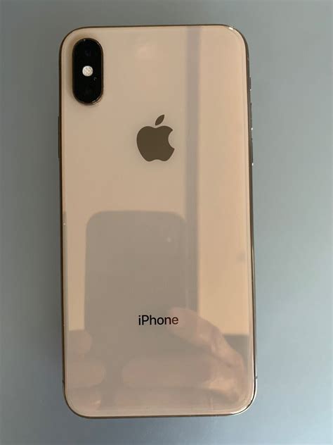 Apple Iphone Xs 256gb Gold Unlocked A1920 Cdma Gsm No Front
