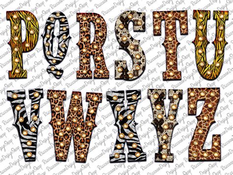 Animal Print Letters Printable Printable Word Searches