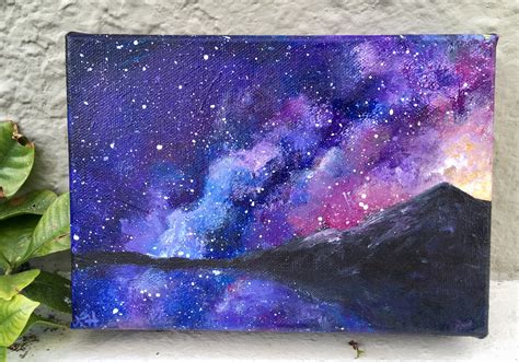 Celestial Print Etsy In 2020 Galaxy Drawings Galaxy Painting Mini
