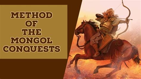 how did the mongols conquer the middle east method of the mongol conquests youtube