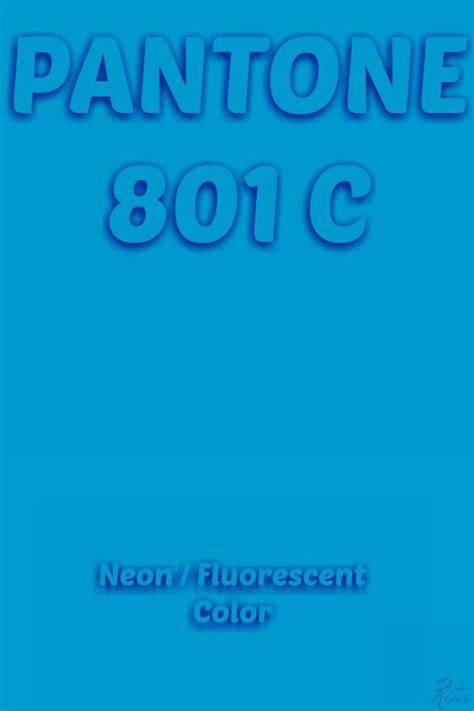 Fluorescent Blue Pantone Color Wyvr Robtowner