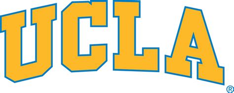 The ucla logo consists of the four letters 'ucla' rendered in letterforms inspired by the bauhaus design movement. UCLA Bruins Wordmark Logo - NCAA Division I (u-z) (NCAA u ...