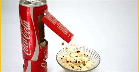 Some people love the convenience of the microwave versions, and others swear by the stovetop method. Video How to Make Popcorn Machine Out of Empty Soda Cans ...